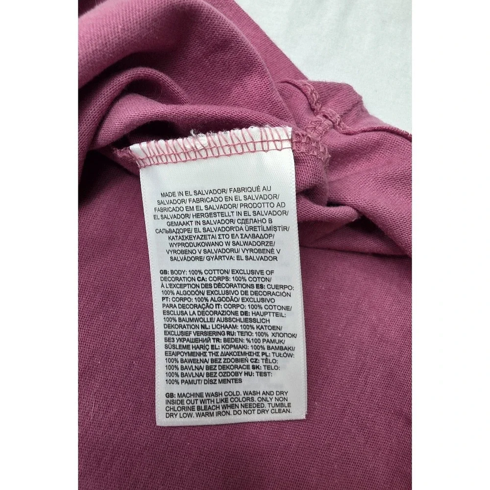 The North Face Purple Graphic Print Casual T-shirt Men's Size Medium